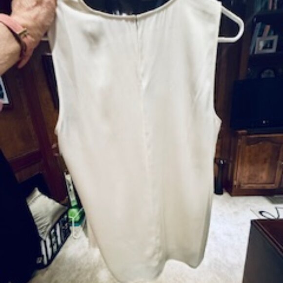 THEORY Bringam Stretch-Silk Top SIZE M - Picture 2 of 5